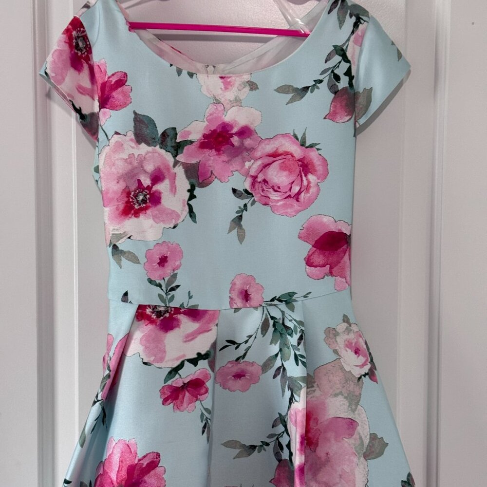 Bonnie Jean Floral print Summer dress, size 12 - Picture 7 of 11